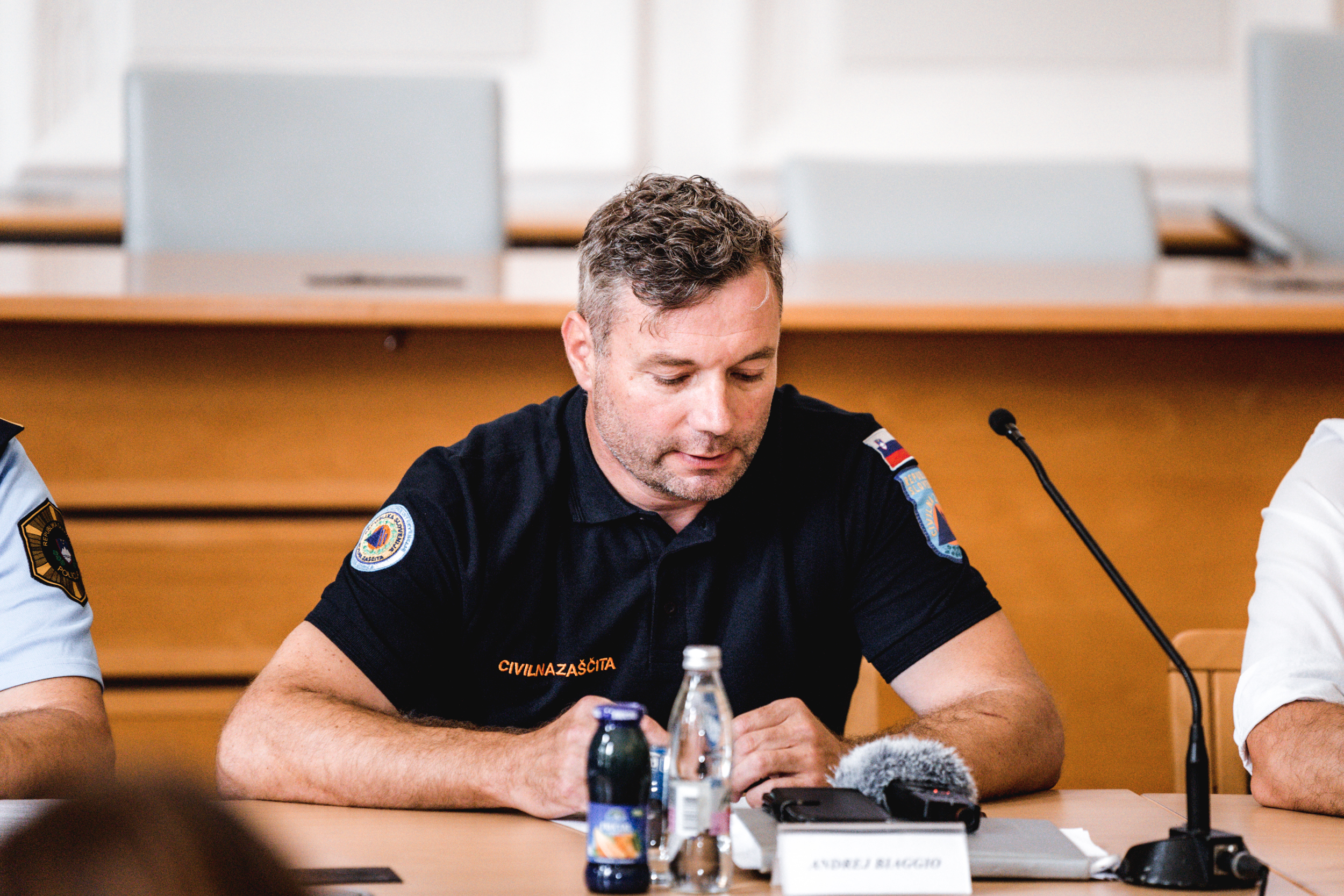 Poveljnik civilne zaščite Mestne občine Nova Gorica Andrej Biaggio