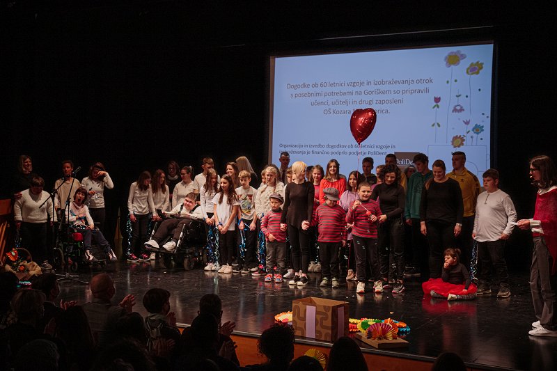 Prireditev ob praznovanju 60-letnice organizirane vzgoje in izobraževanja otrok in mladostnikov s posebnimi potrebami na Goriškem